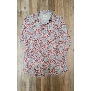 TOMMY BAHAMA Button Up Top Women’s Size Small Floral Tropical Casual Long Sleeve